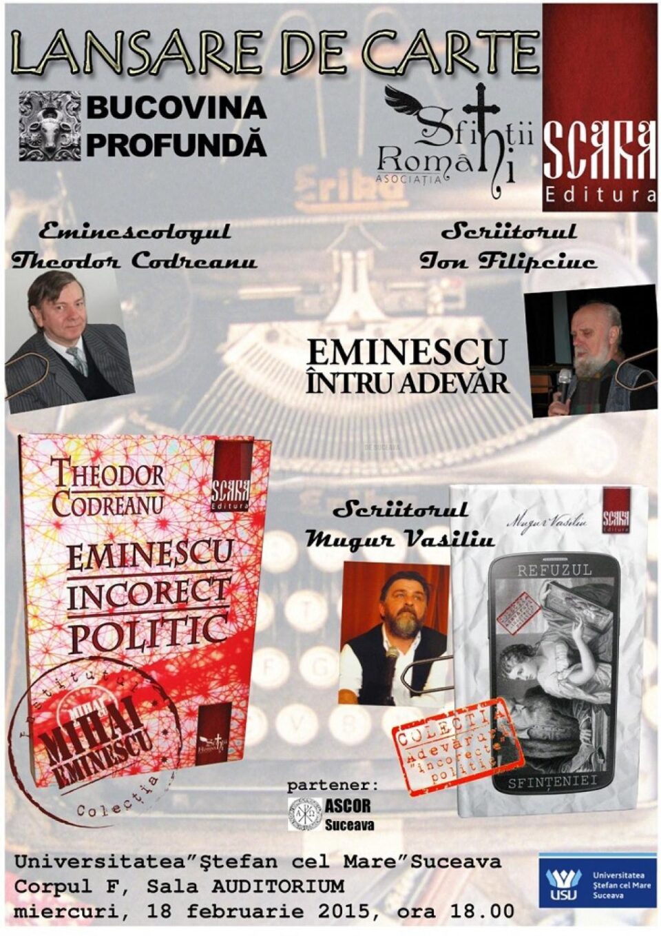 Conferință și lansare de carte la USV