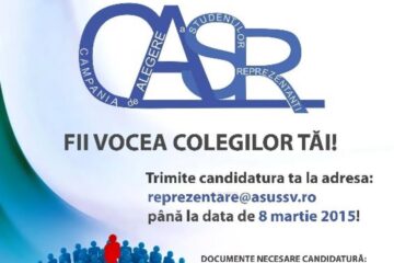 Studenții își aleg reprezentanții în Senatul și Consiliul de Administrație al USV