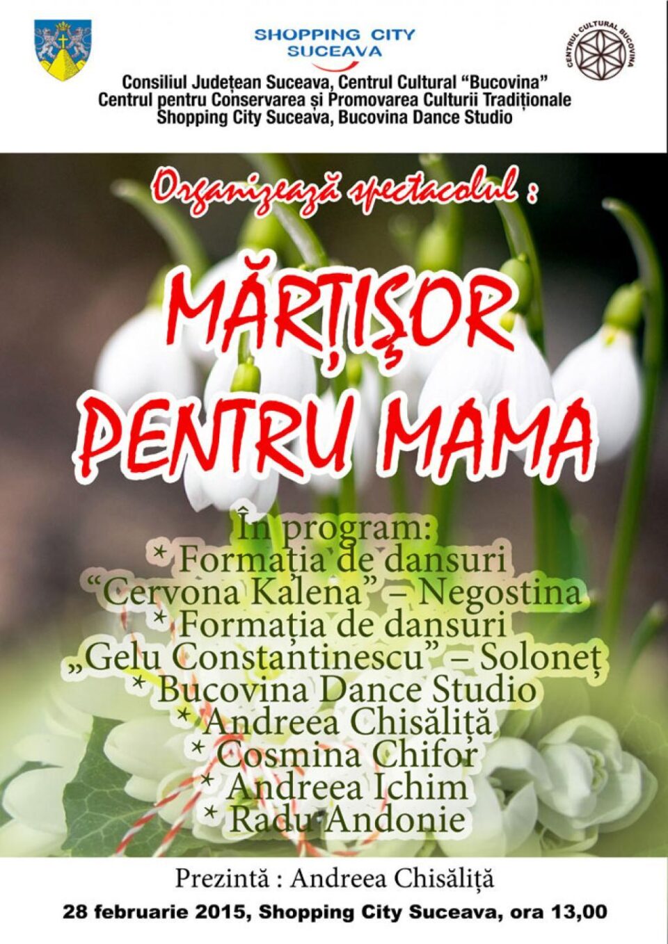 „Mărțișor pentru mama”, la Shopping City Suceava „Mărțișor pentru mama”, la Shopping City Suceava