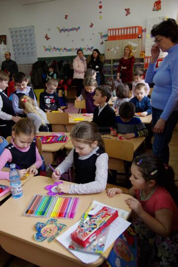 Preșcolari, părinți, cadre didactice, în vizită la Școala Gimnazială Nr. 1 Suceava