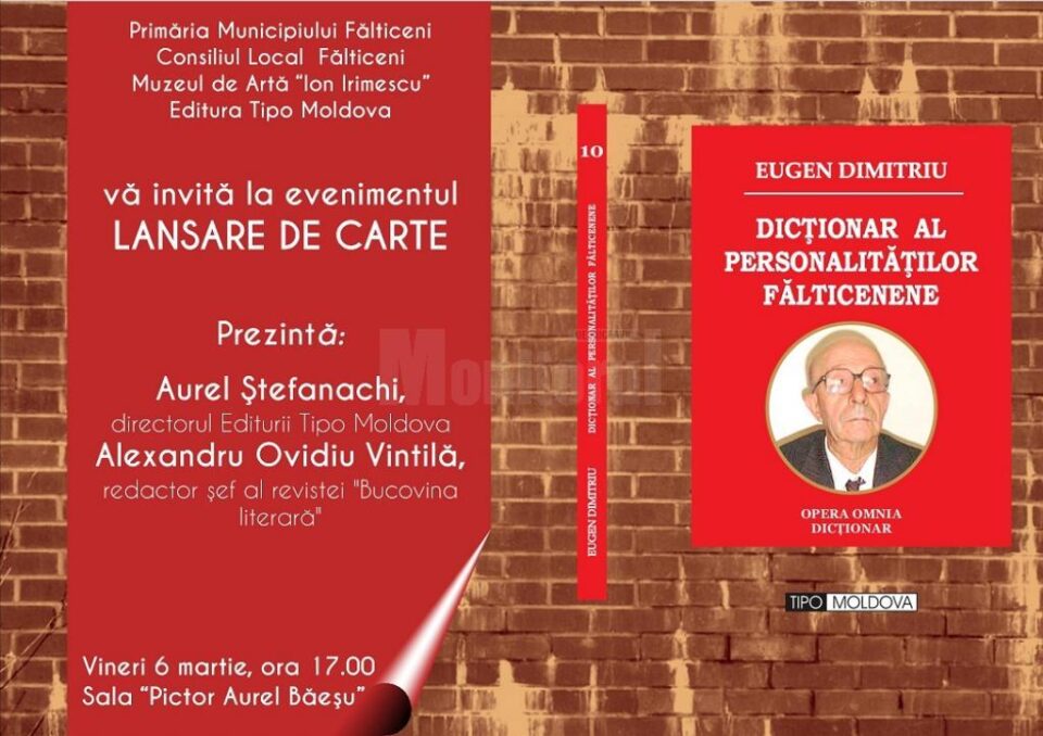 Lansare de carte, la Muzeul de Artă „Ion Irimescu”