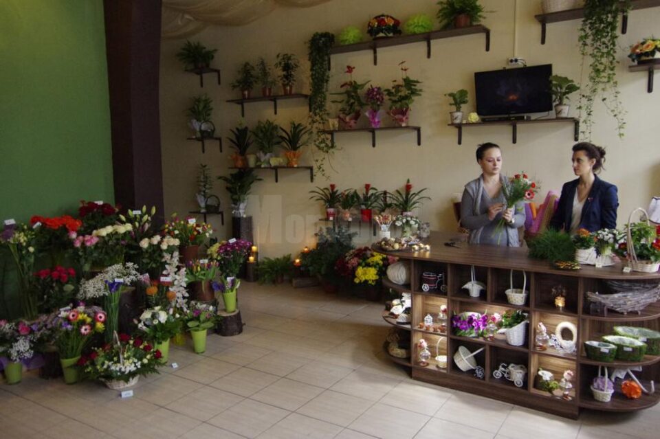 În interiorul florăriei Mi Alma, clienții vor pașii într-un colț de natură