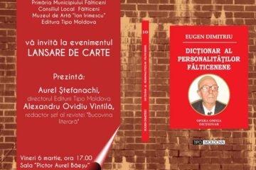 Lansare de carte, la Muzeul de Artă „Ion Irimescu”