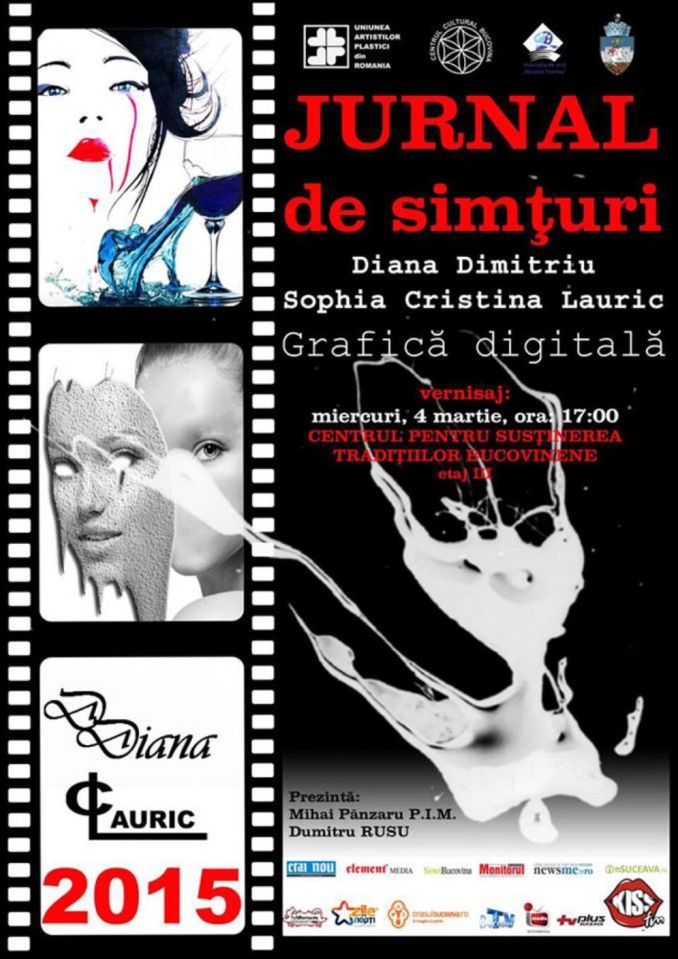 Expoziția de grafică digitală „Jurnal de simțuri”