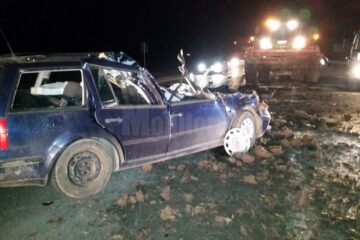 Accident violent pe E 85, la intrarea în Suceava