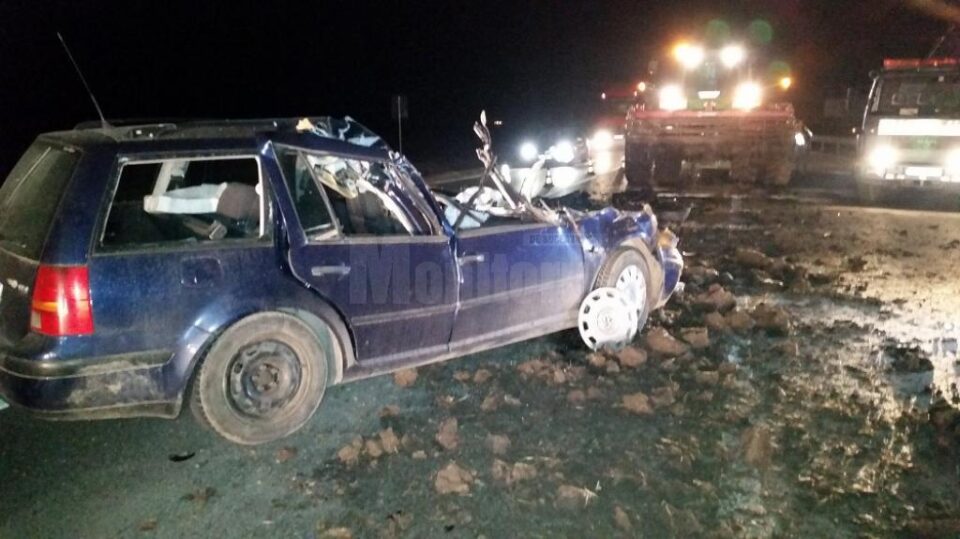 Accident violent pe E 85, la intrarea în Suceava