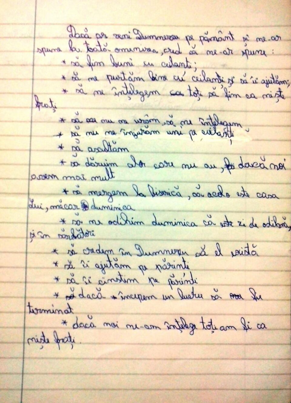 Copiii nevoiași din Vicovu de Sus îi scriu săptămânal lui Dumnezeu