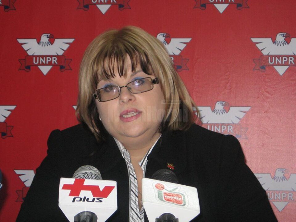 Președintele UNPR Suceava, Cătălina Vartic