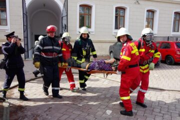 Exercițiu de simulare a unui incendiu