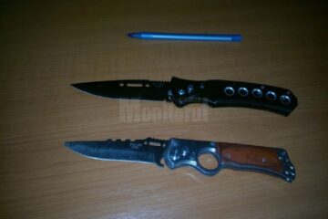 Cuțitele găsite asupra minorilor