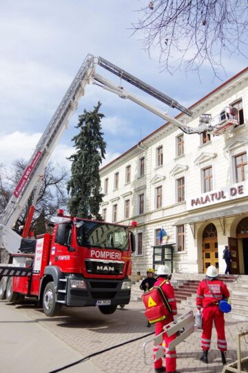 Exercițiu de simulare a unui incendiu