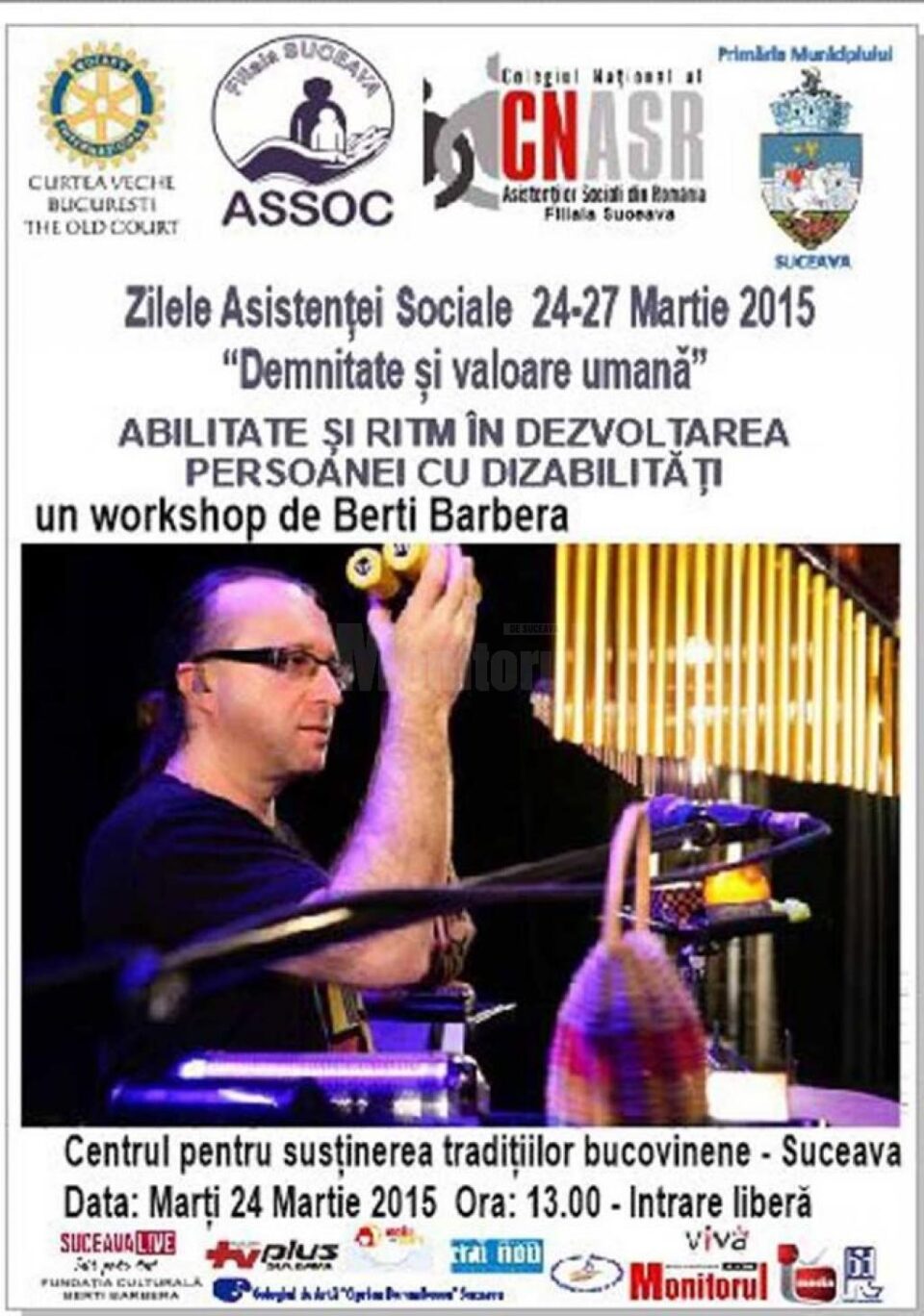 Workshop cu Berti Barbera, la Centrul pentru Susținerea Tradițiilor Bucovinene Workshop cu Berti Barbera, la Centrul pentru Susținerea Tradițiilor Bucovinene
