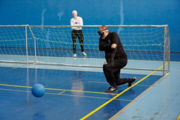 Nevăzători din patru județe au participat la faza zonală a Campionatului de Goalball