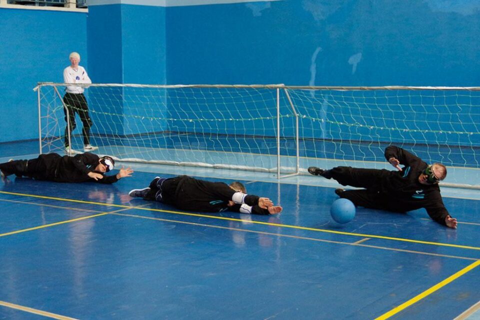 Goalball, în apărare