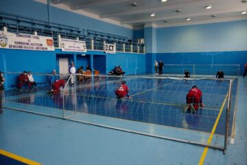 Nevăzători din patru județe au participat la faza zonală a Campionatului de Goalball