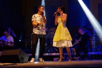 Cornel Ilie împreună cu Alexandra Ușurelu