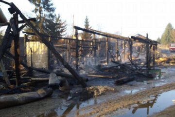 Puternicul incendiu de la societatea din Dorna Arini a lăsat pagube imense în urmă