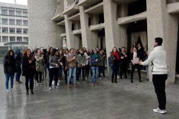 Flash mob francofon, pe esplanada Casei de Cultură Suceava