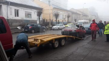 Rablă ridicată de pe strada Mihai Viteazu