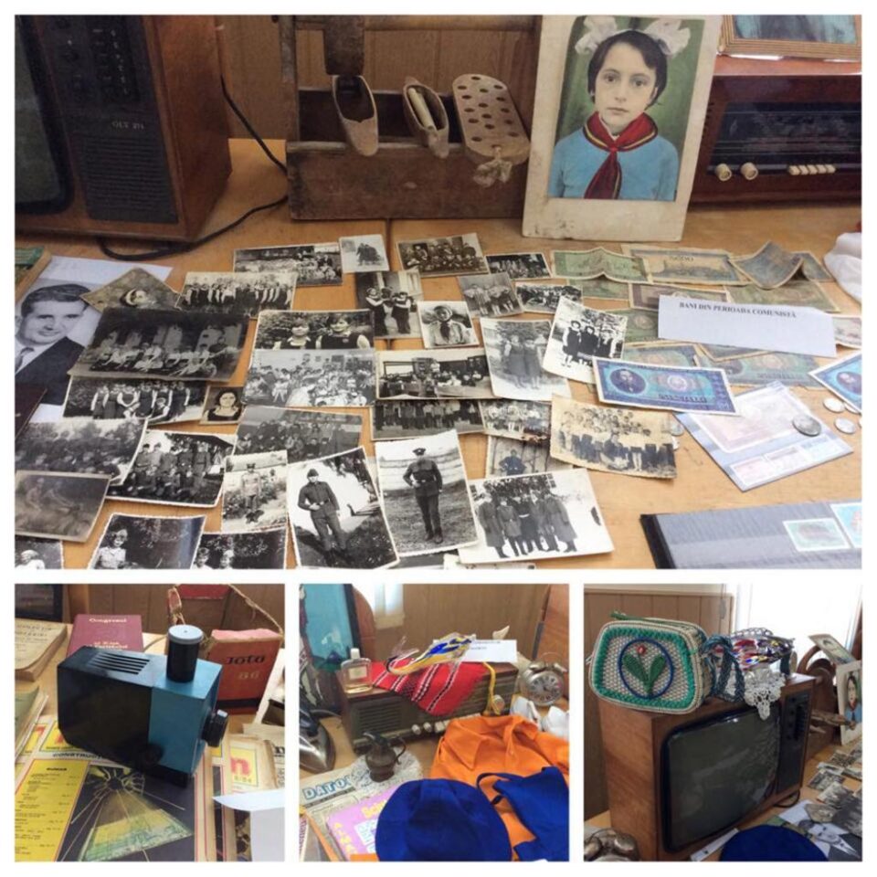 Expoziția de la liceul din Liteni