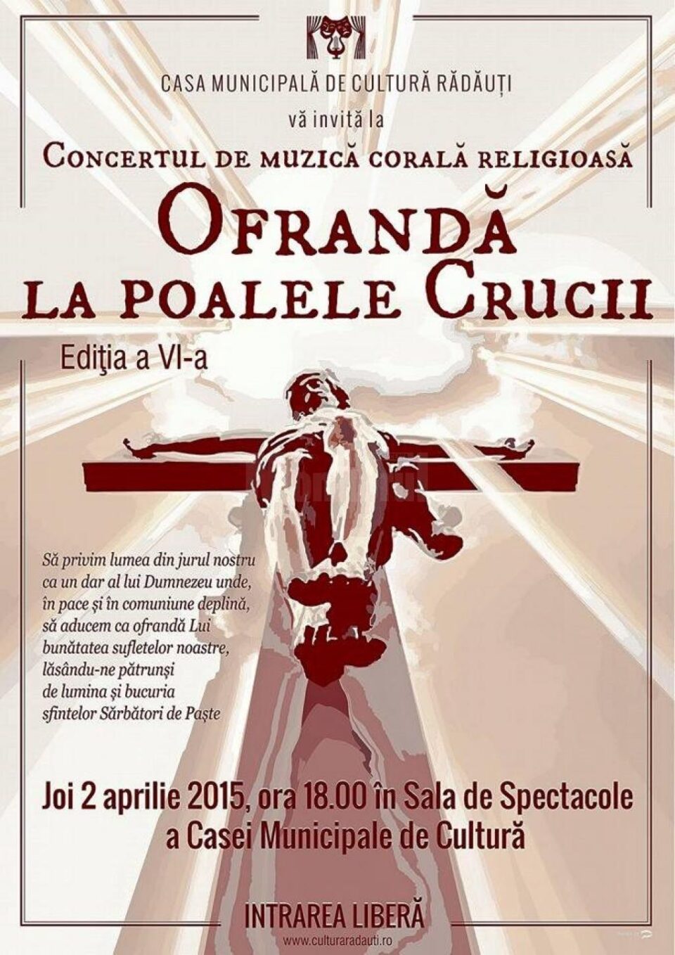 Concert de muzică corală religioasă