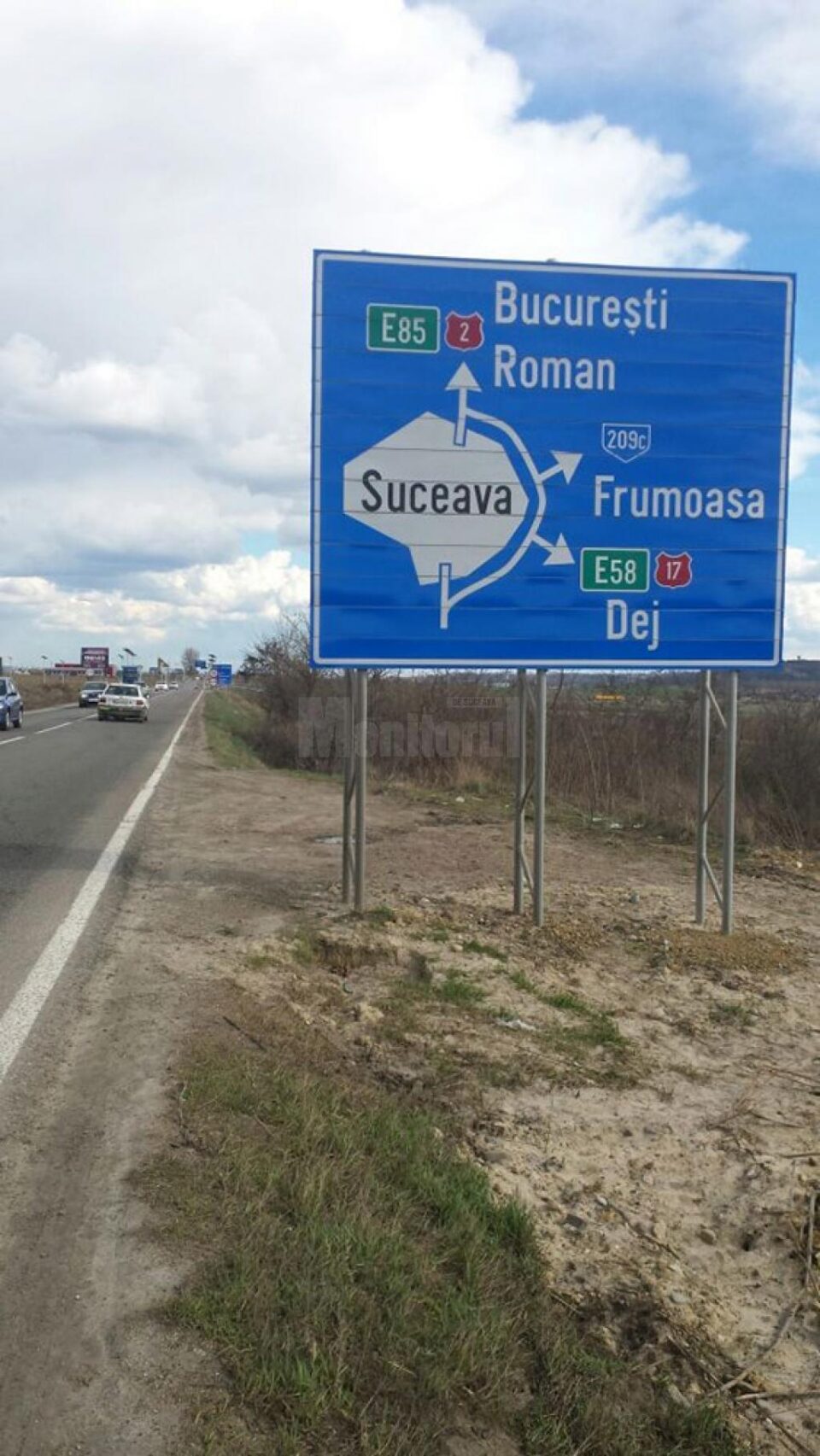 Indicatoarele de presemnalizare dinspre Siret