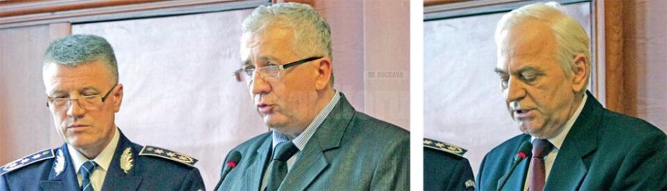Învestirea în funcție a noului prefect de Suceava, Constantin Harasim, și a subprefectului Atanasă Nistor
