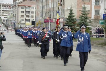 Jandarmii suceveni au primit Drapelul de luptă al inspectoratului