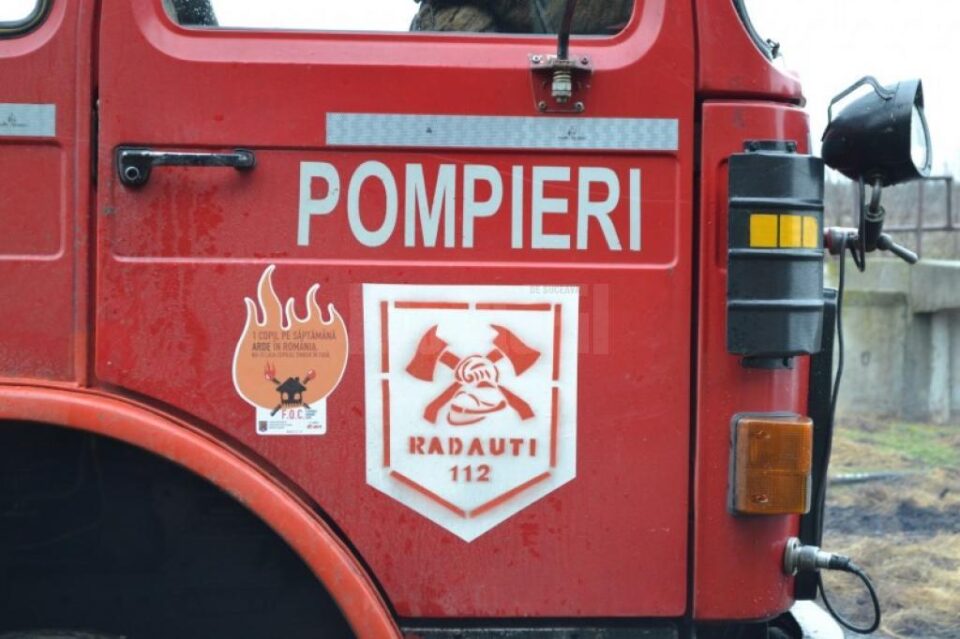 Incendiu în municipiul Rădăuți