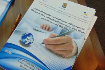 Sistem interoperabil centralizat pentru evidența apostilei eliberate de instituțiile prefectului pentru actele oficiale administrative