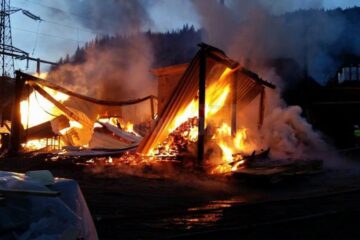Incendiul a făcut prăpăd, pagubele fiind importante