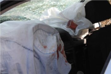 Accidentul s-a produs vineri după-amiază, în jurul orei 17.00, pe DN 17, în localitatea Șieu Măgheruș, în județul Bistrița-Năsăud. Foto: bistriteanul.ro