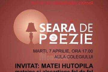 Întâlnire a Clubului de Poezie Alecart, marți, la Colegiul „Petru Rareș”