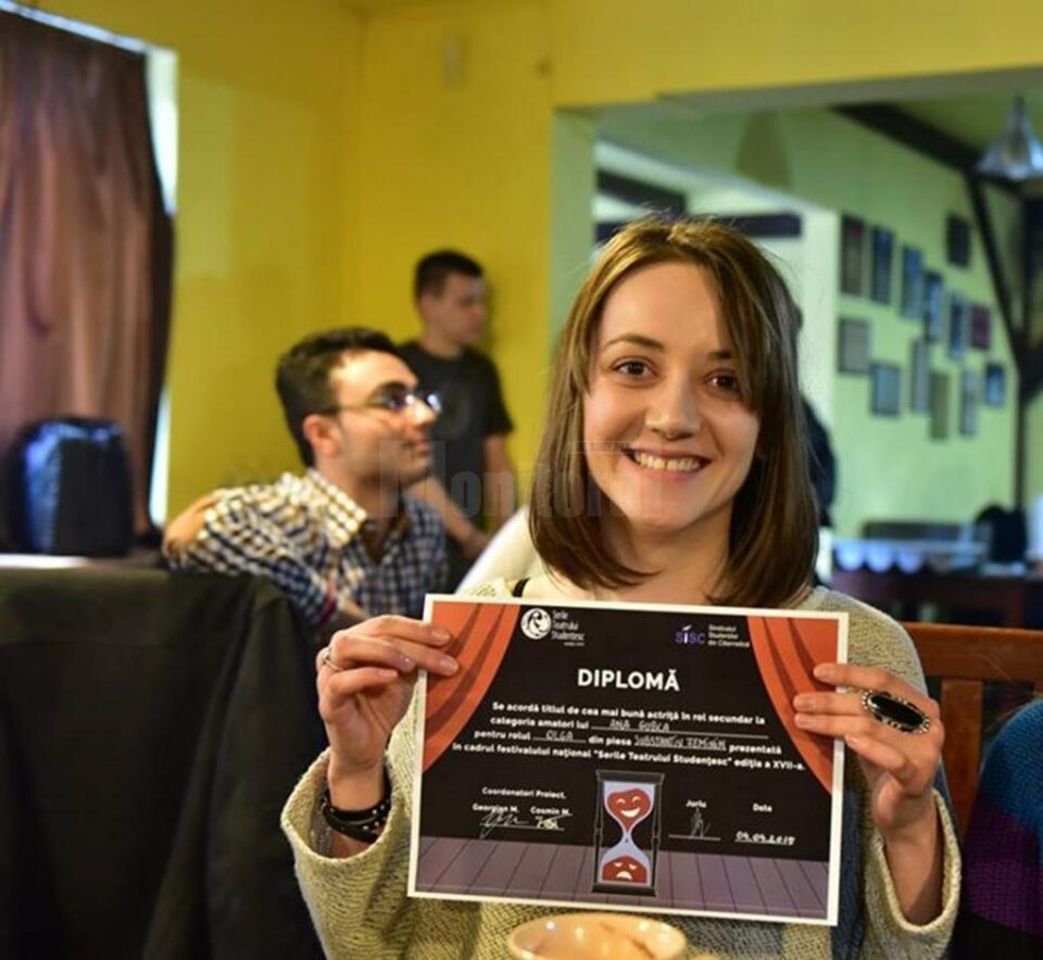 Ana Gubca a primit premiul pentru cea mai bună actriță în rol secundar