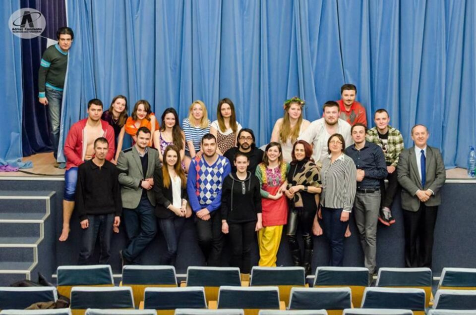 Trupa de teatru a USV. Foto: Constantin Adrian