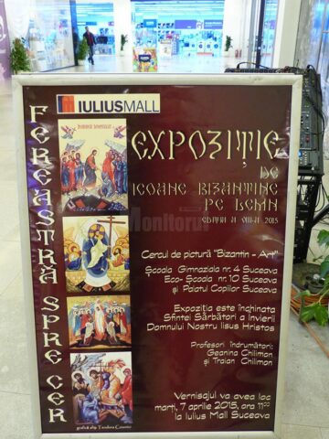 „Fereastră spre cer”, ediția a VIII-a, o expoziție-jertfă realizată de mai mulți elevi suceveni