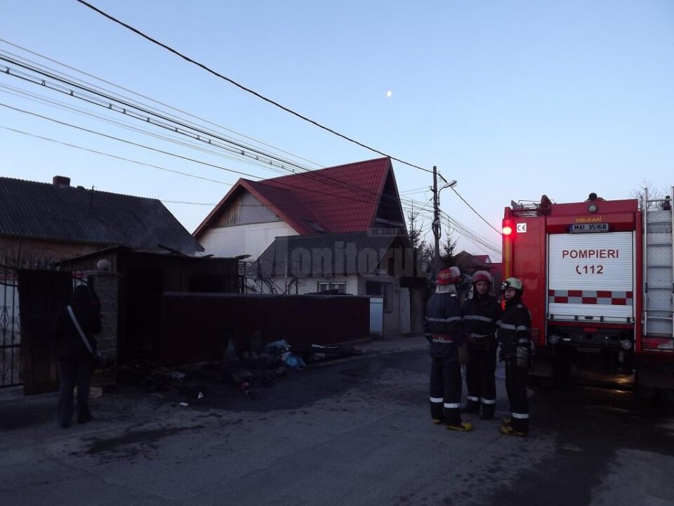 Incendiu la o cizmărie din Burdujeni