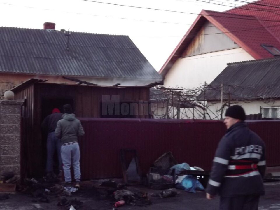 Incendiu la o cizmărie din Burdujeni