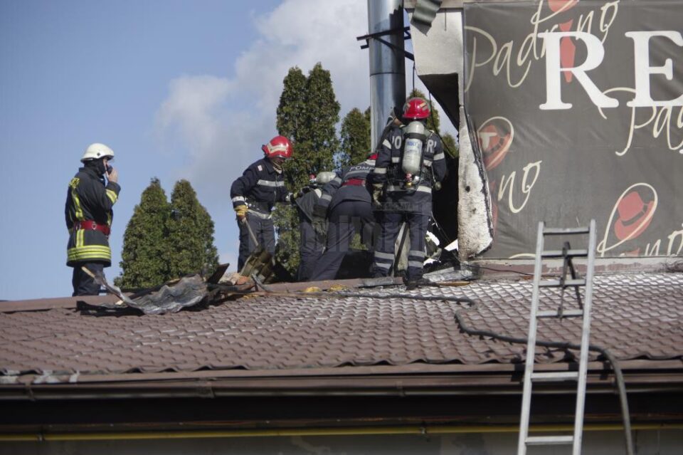 Alarmă de incendiu la restaurantul Padrino din Suceava