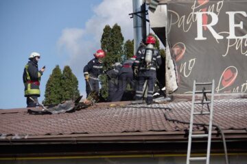 Focul a fost stins înainte de a se extinde și a provoca pagube mari