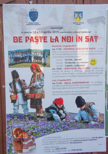 Concurs de ciocnit ouă la Mănăstirea Humorului