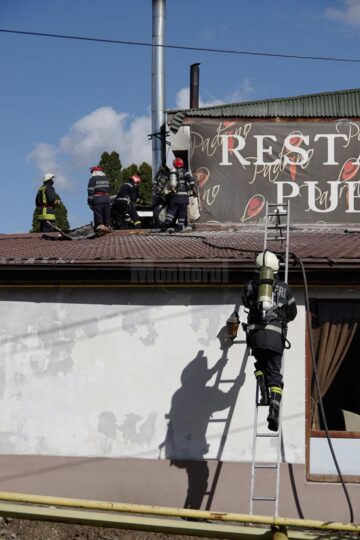 Focul a fost stins înainte de a se extinde și a provoca pagube mari