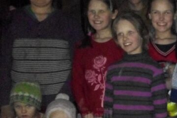 Printre cei vizitați de motocicliști s-a numărat și o familie numeroasă din Burdujeni