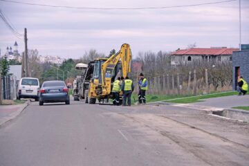Strada Izvoarele Cetății a fost blocată vreme de aproximativ jumătate de oră