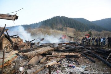 Dezastrul rămas în urma incendiului