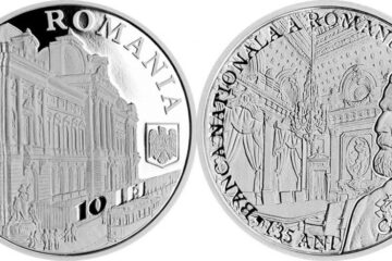 135 de ani de la înființarea Băncii Naționale a României – avers și revers