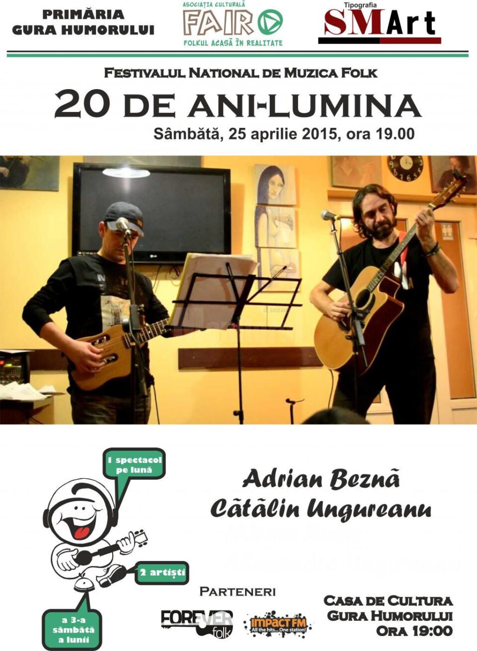 Spectacolul de folk „20 de ani lumină”, la Gura Humorului