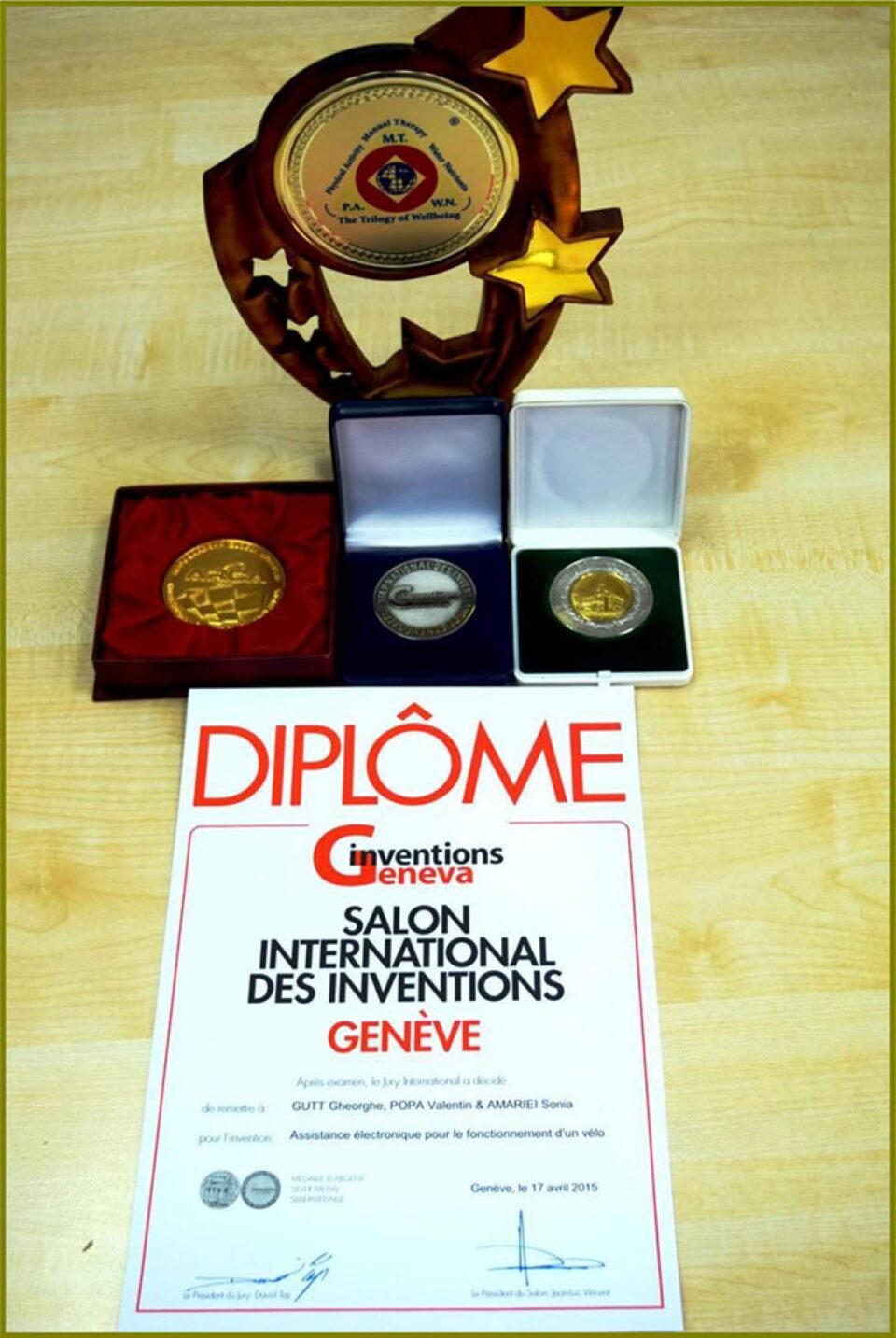 Distincțiile obținute de suceveni la Geneva