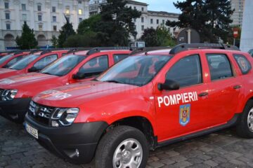 Patru autoturisme Dacia Duster au intrat zilele trecute în dotarea Inspectoratului pentru Situații de Urgență (ISU) Suceava