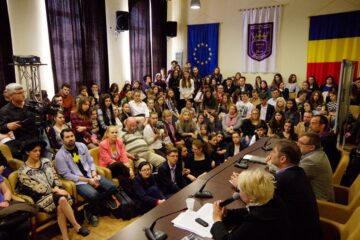 Dramaturgul Matei Vișniec s-a întâlnit cu elevii suceveni